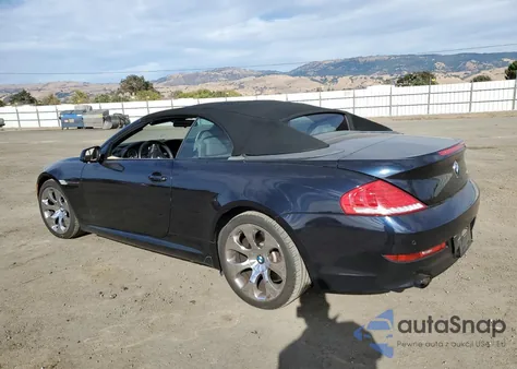 2010 BMW 650 I from USA, damaged, VIN WBAEB5C50AC225245